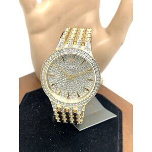 Bulova Women's Watch 98L263 Phantom Quartz Gemmed Gold Stainless Steel 32mm